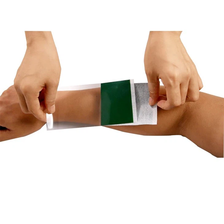 Chinese Factory Traditional Self-Heating Natural Wormwood Sticker 100% Herbal Wormwood Pain Relief Patch