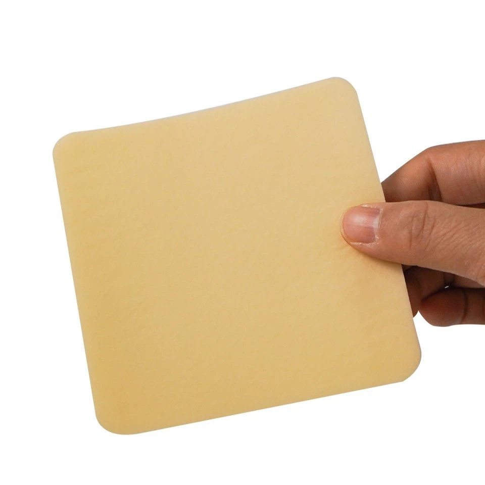 Silicone Foam Dressing With Gentle Without Border 4''x4'', High Absorbency Large Waterproof Silicone Wound Bandage